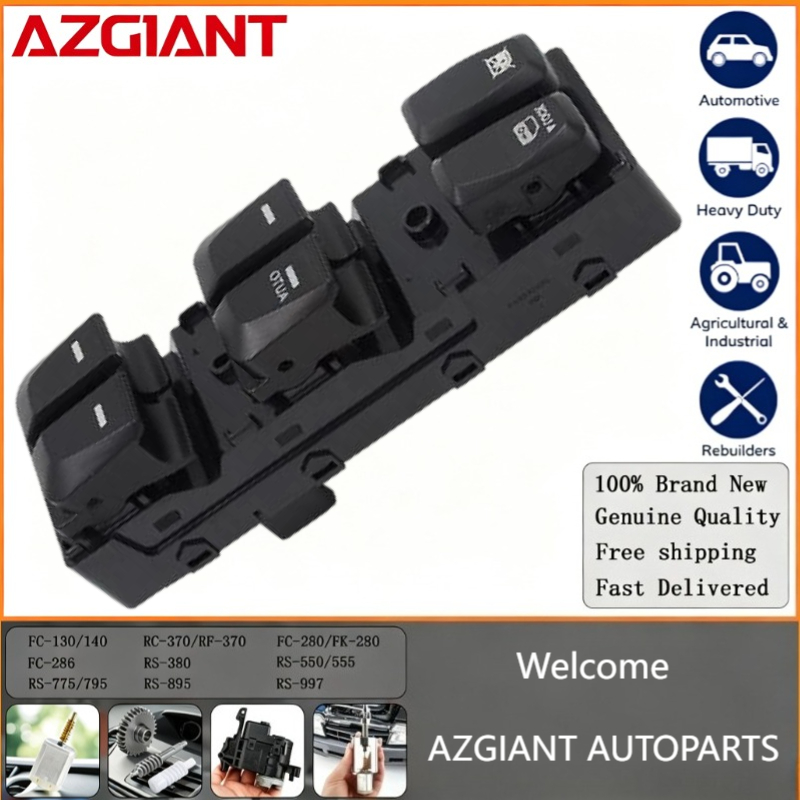 AZGIANT Lève-vitre haute durabilité, interrupteur principal, commande principale de fenêtre électrique pour remplacement universel de voiture pou