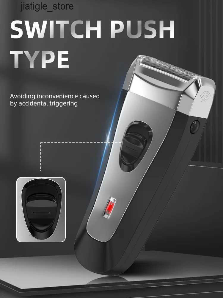 Cordless KM-9038 KEMEI Waterproof Reciprocating Razor USB Rechargeable Shaving Machine Barber Trimmer Electric Shaver for Men D260703HOO1 M260804
