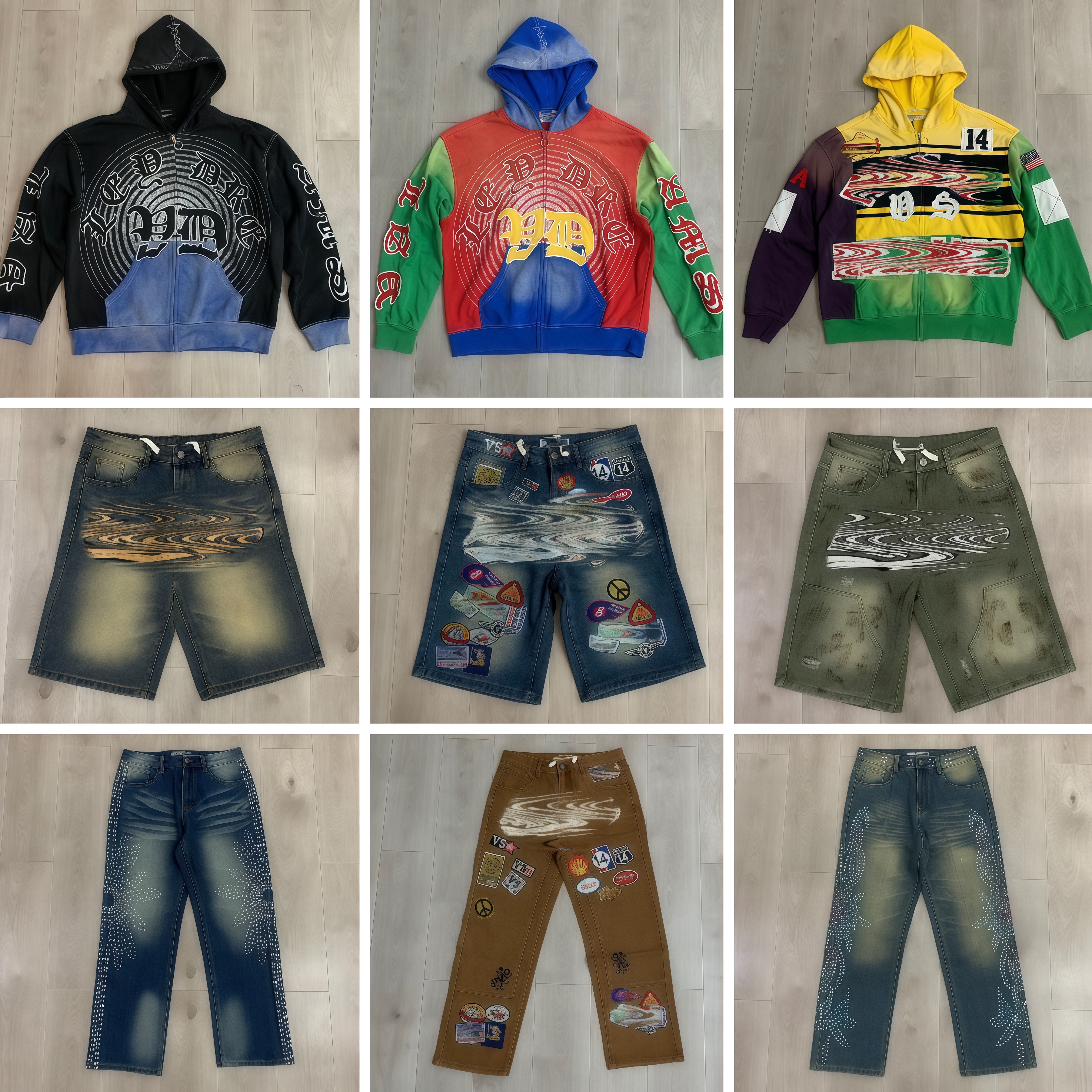 rêves Survêtements designer sweat à capuche T-shirt jeans shorts Sweatpans valzipper Veste 100% coton Sweat à capuche surdimensionné Survêtement