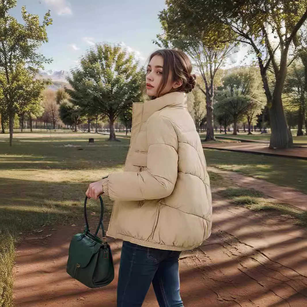 jacket puffer Down Cotton Jacket Womens Winter New Thick Bread Jacket Version Cotton Jacket Loose Cotton Jacket S260804EZ10