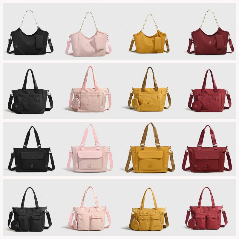 Designer aloismities Yoga Nylon Tote Bag Women's Fitness Gym Bags Bagstravel backpack Fashionable Commuter Shoulder Bag Korean-style Handbag Cr
