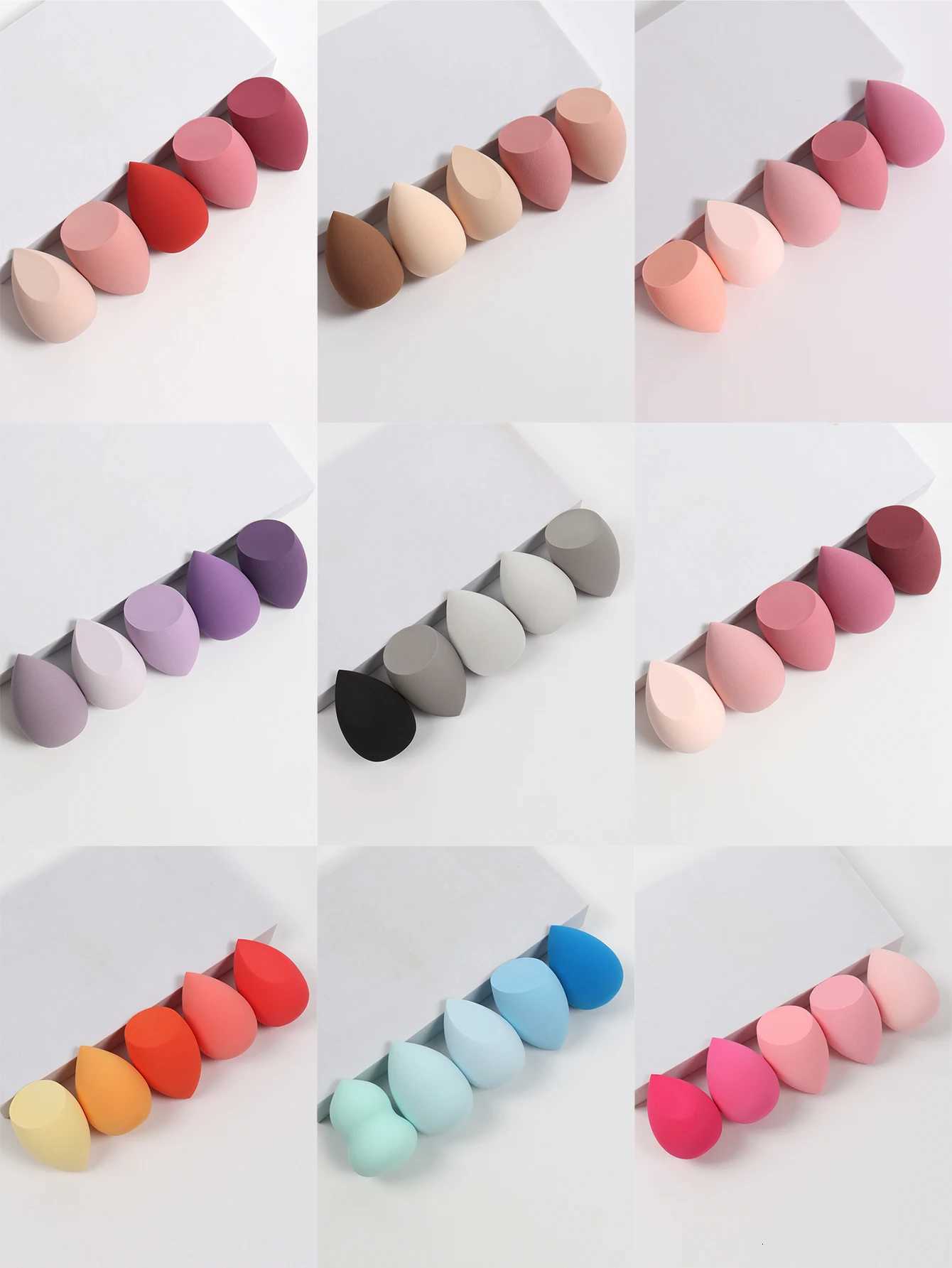 5 Bags of Beauty Eggs Makeup Sponge (Beauty Egg) Foundation Make-Up Mixed Beauty Sponge Flawless Liquid Cream and Powder Mu X260804