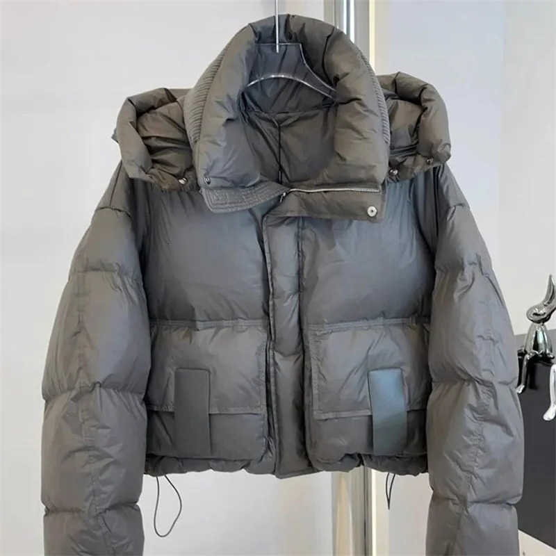 Winter Women Warn Loose Womens Jacket Down Coats Solid Oversize Womens Winter Jacket Soft Cotton Puffer Jacket S260804MHVF