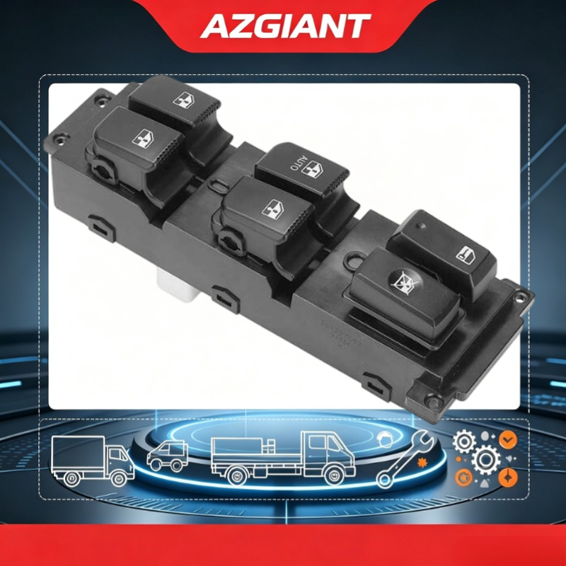 AZGIANT Automotive Window Regulator Main Switch Front Driver Side Power Window Control Replacement Component For Hyundai Accent Elantra Santa Fe CM