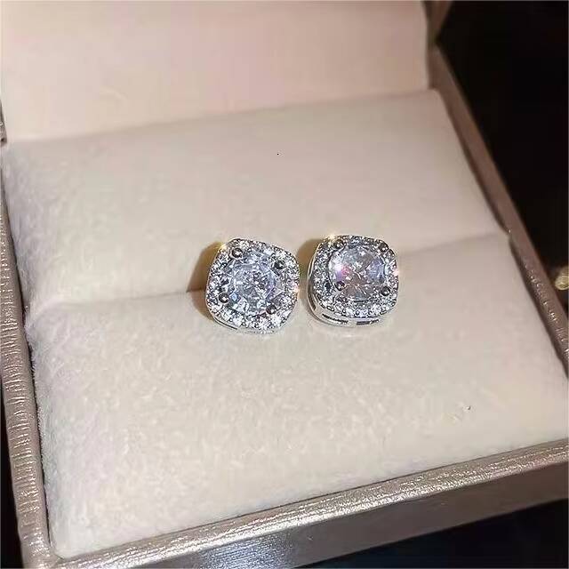 Madonna Luxury GIA IGI Certified 01-5 Carat Womens Post Lab Grown Diamond Earring Women Gift