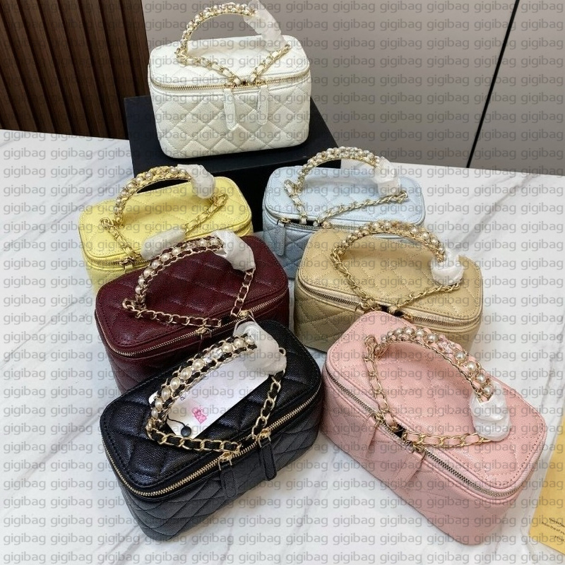 Designer Shoulder Bag Womens Handbag Makeup Bag Box Bag Chain Crossbody Bag Pearl-Woven Handle luxurys handbags crossbody designer bags