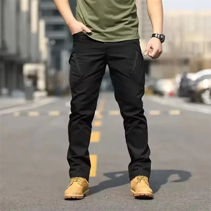 IX9 Tactical Pants Slim Fit Waterproof Camouflage Training Pants Spring Autumn Breathable Waterproof Overalls Loose Wear 260516BJ