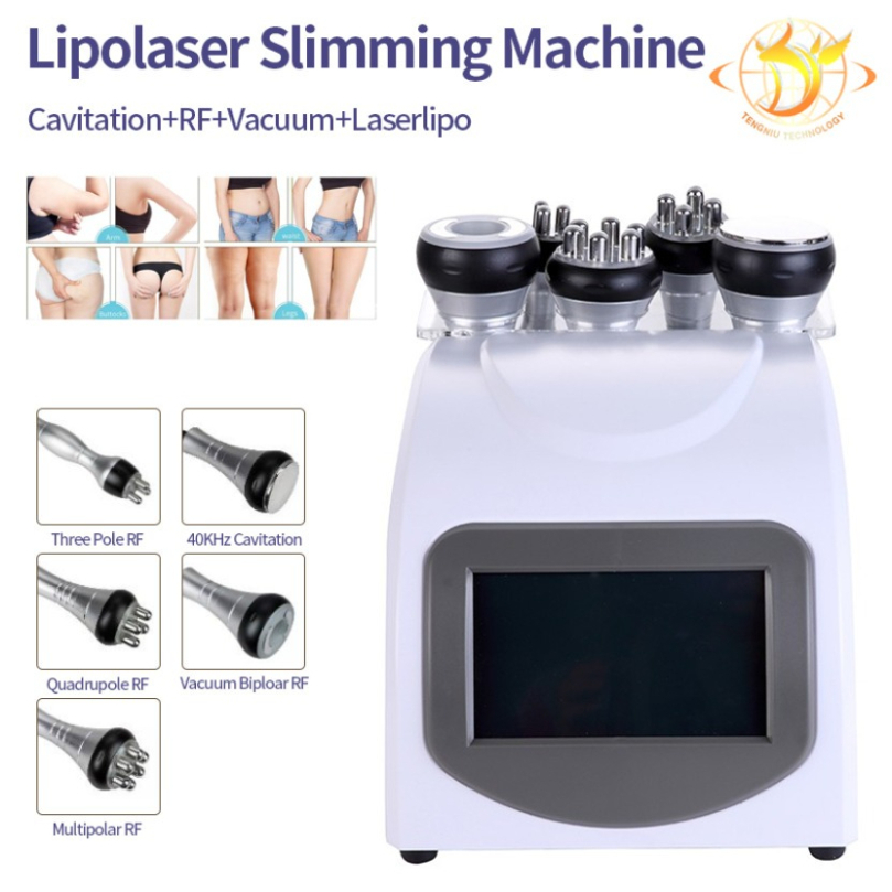 Slimming Machine 5 In 1 Effective Strong 40K Ultrasonic Cavitation Body Sculpting Vacuum Rf Skin Firm Body Lift Red Photon With Zz.V1.0A