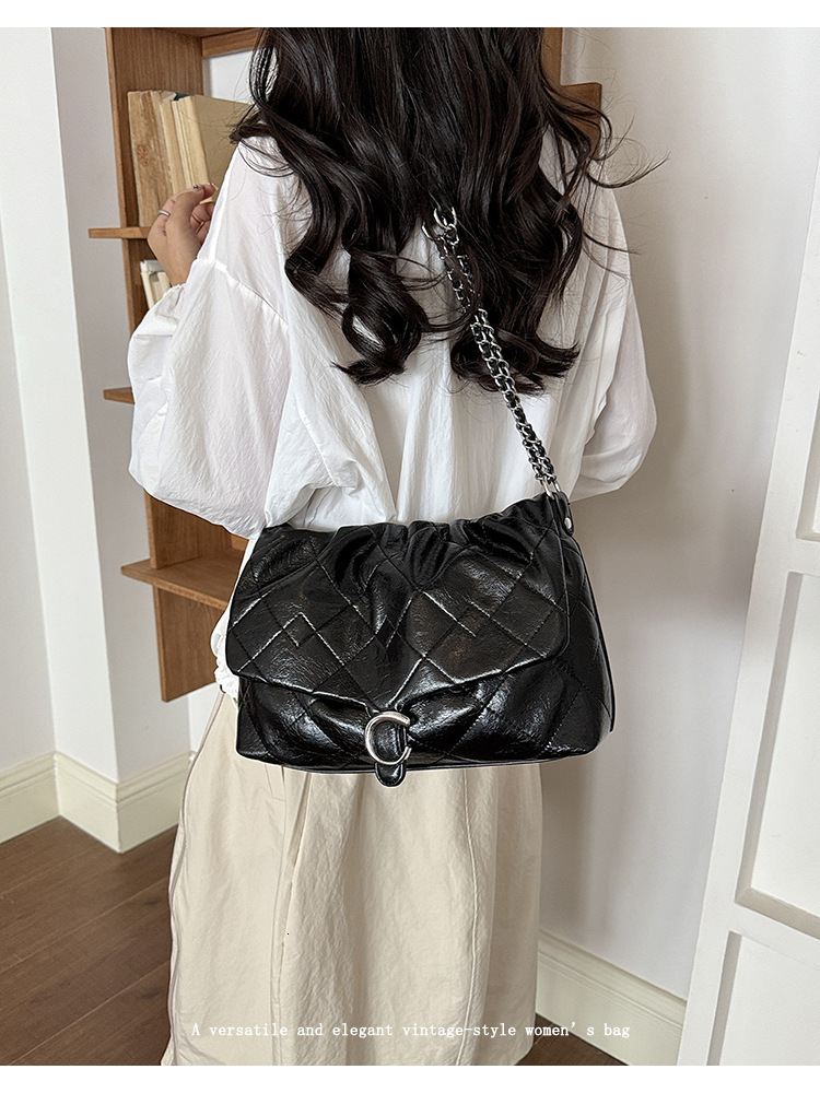 Luxury Brand Designer Bag Nangge's Same Style Waiwai For Women, Soft High-End Chain Shoulder Underarm Bag, Fashionable And Trendy Crossbody Bag