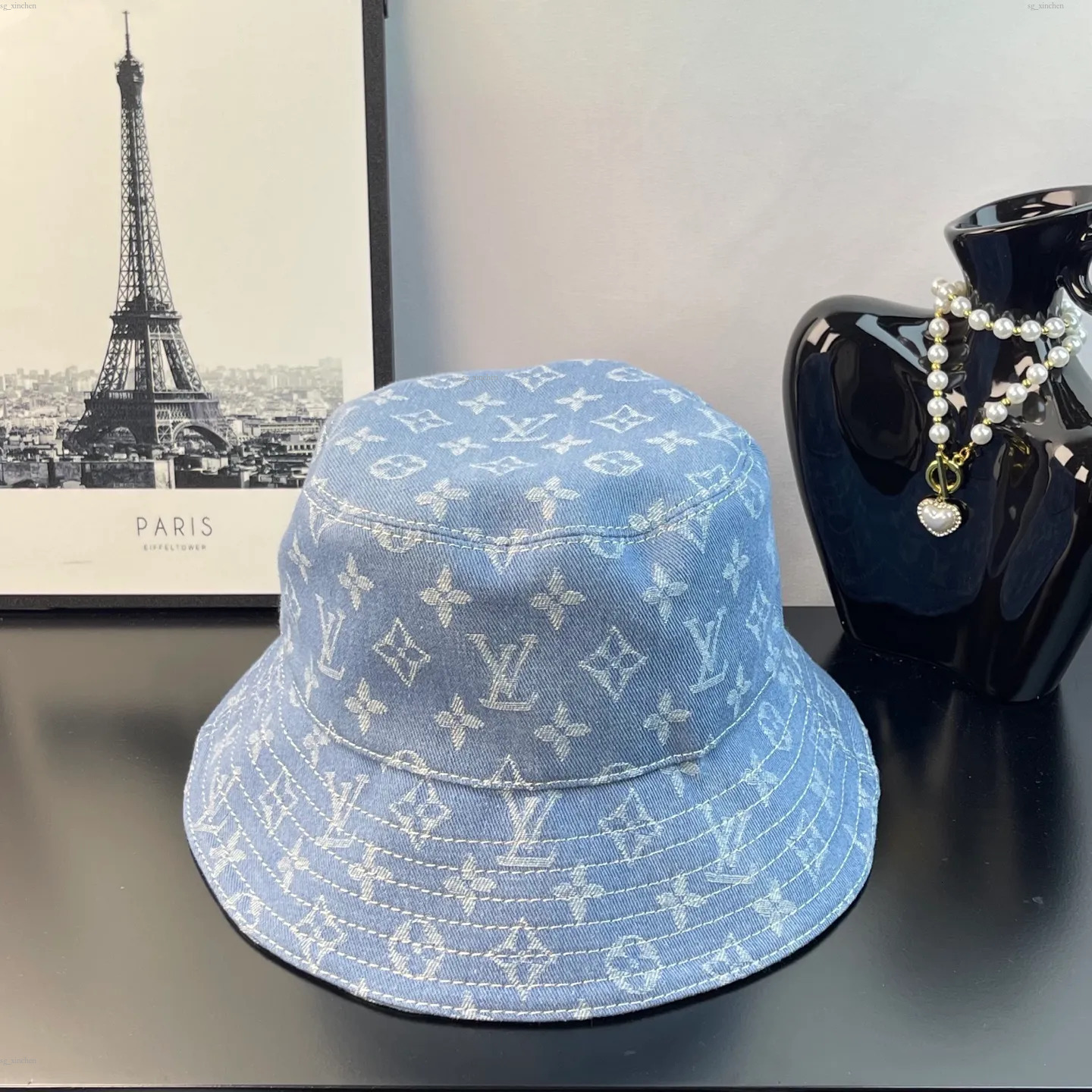 Nouveaux Designers de luxe Chapeau de seau Loisirs Voyage Sunshad Casquette de marée Unisexe Pur Coton Ajusté Large Bord Chapeaux 001