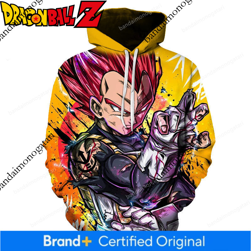 Factory Direct Cross-Border Foreign Trade Support Dragon Ball 3D Digital Printing Trendy Men's Sweatshirt f367