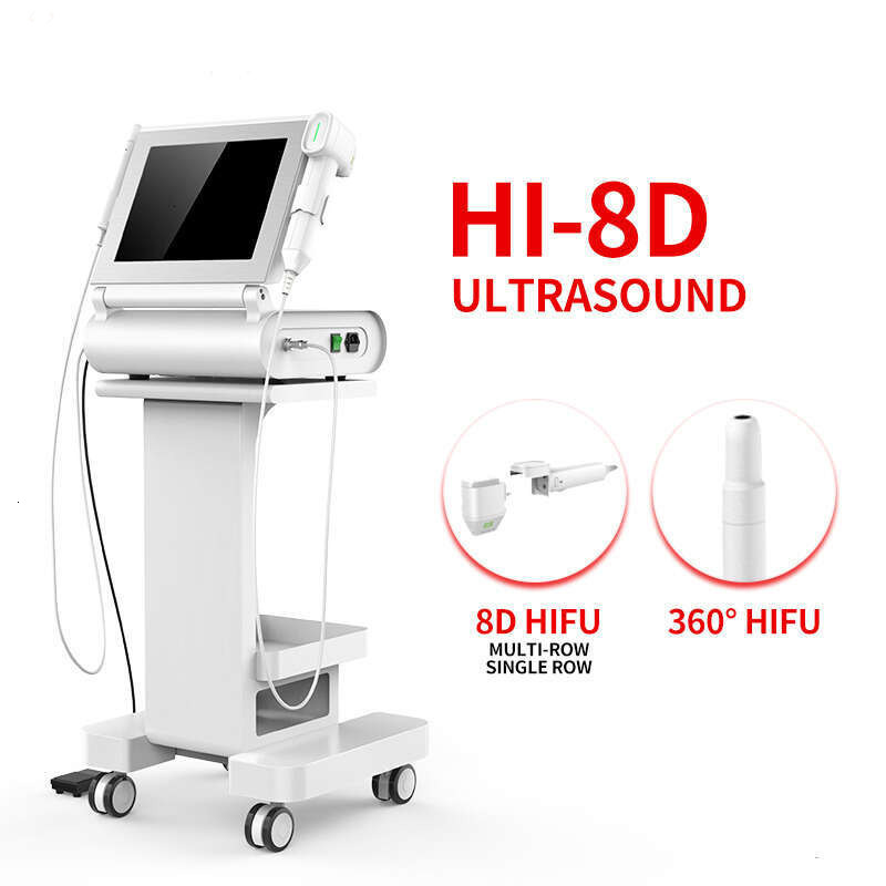 Portable Hifu 8D Skin Tightening 2 Handles Slimming Machine Loss Weight Skin Tightening Wrinkle Remover Anti-Aging For Beauty Equipment Machin