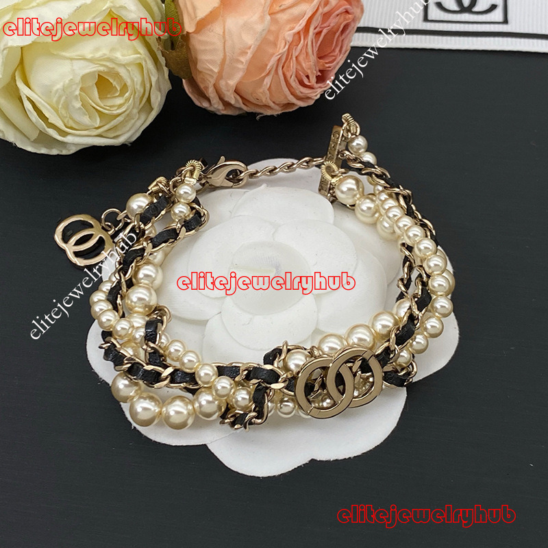 Women Channel Jewelry Classic Elegant Light Luxury Fashionable Niche Trendy Versatile Letter Double O Pearl Necklace CC Necklace