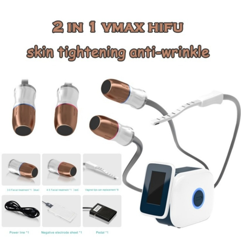 Slimming Machine Hifu V Max With 3.0Mm 4.5Mm 2 Cartridges Vmax Face Lift Ultrasound Machine For Salon Use Zz.V1.0A