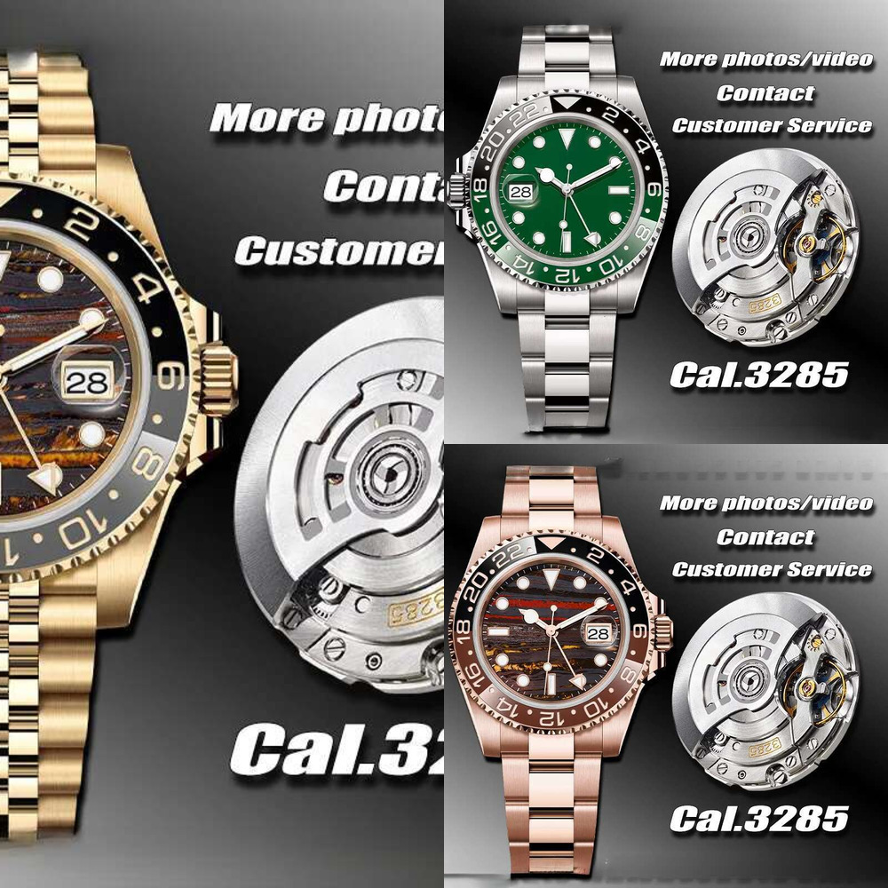 Designer Watches for Men Watch High Quality Mens Watch 40MM 3285 Automatic Movement 904L Full Stainless Steel Sapphire Luminous 100M Waterproof 70H