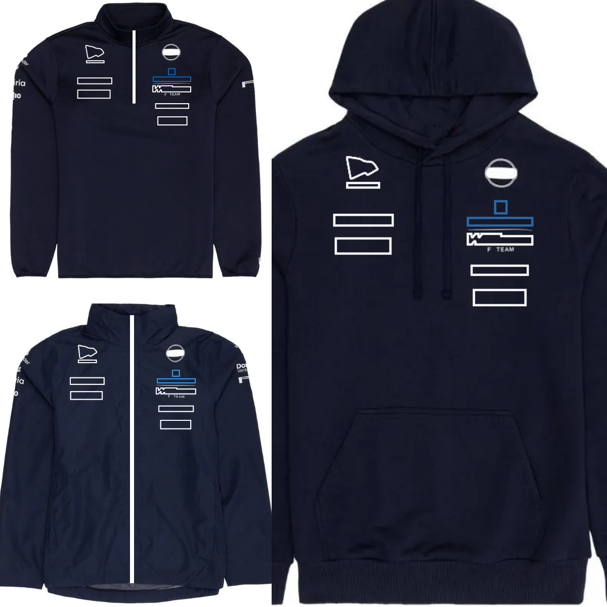 F1 2026 Team Hoodie Mens Formula 1 Racing Zip Jacket Sweat Driver Race Hooded Sweatshirt Spring and Autumn Men Softshell Jacket