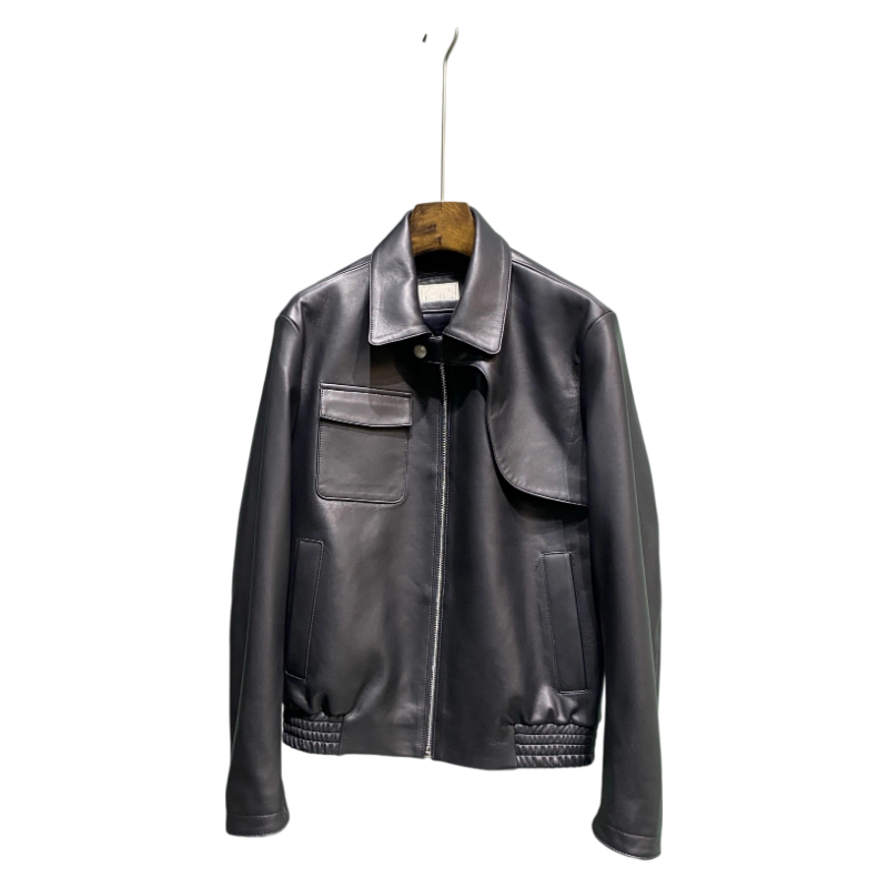 H brand Mens Jacket genuine leather jacket Relief jacket outwear designer Luxury gift Fathers Day Outdoor 19