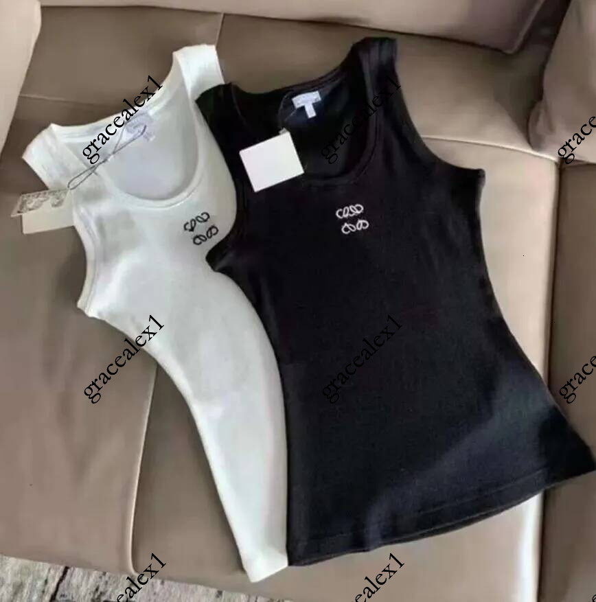 Designer Cropped Women Singlet Letter Knitted Tanks Luxury Charming Sleeveless Bottoming Tank Tops Brand Sweater Camis Singlets Knits S M L 4 COLOR2