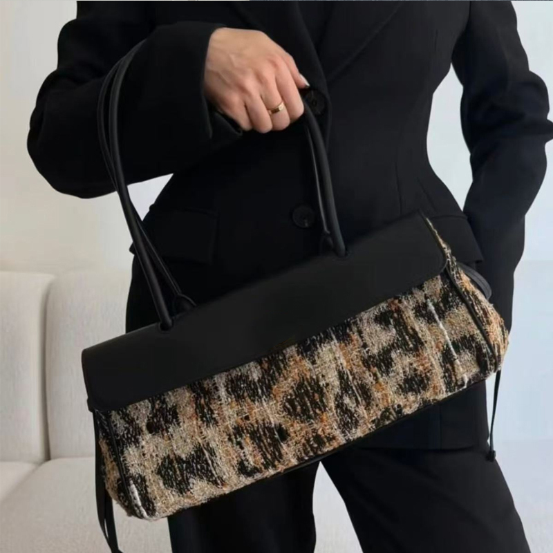 10A High Quality Totes Ladies Large Handbag Togo Cowhide Tote Handbag Leopard Print Cowhide Bags For Women Luxury Hobo Bags