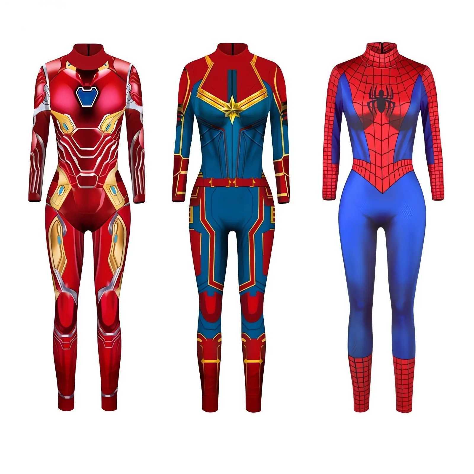 Anime Costume Bodysuit Sexy Red Super Jumpsuit Cosplay Holloween Costume Christmas Tight 3D Printing Full Clothes T260804