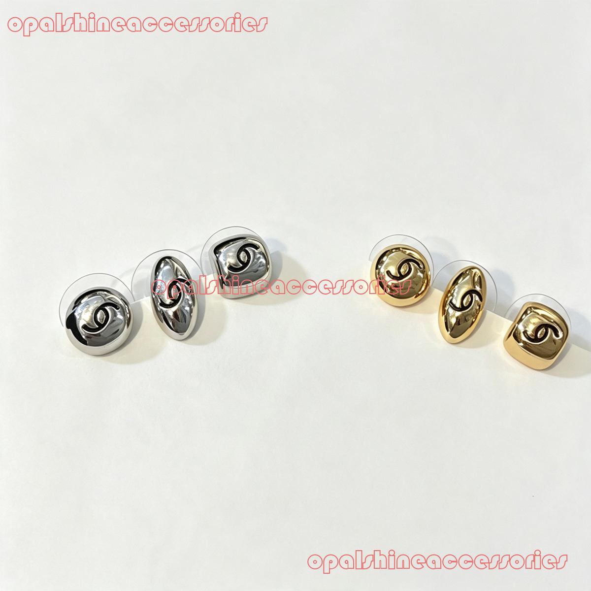 Designer Jewelry Channel 26 new semi-sphere earrings light fashion classic everyday versatile women's style CC Earring