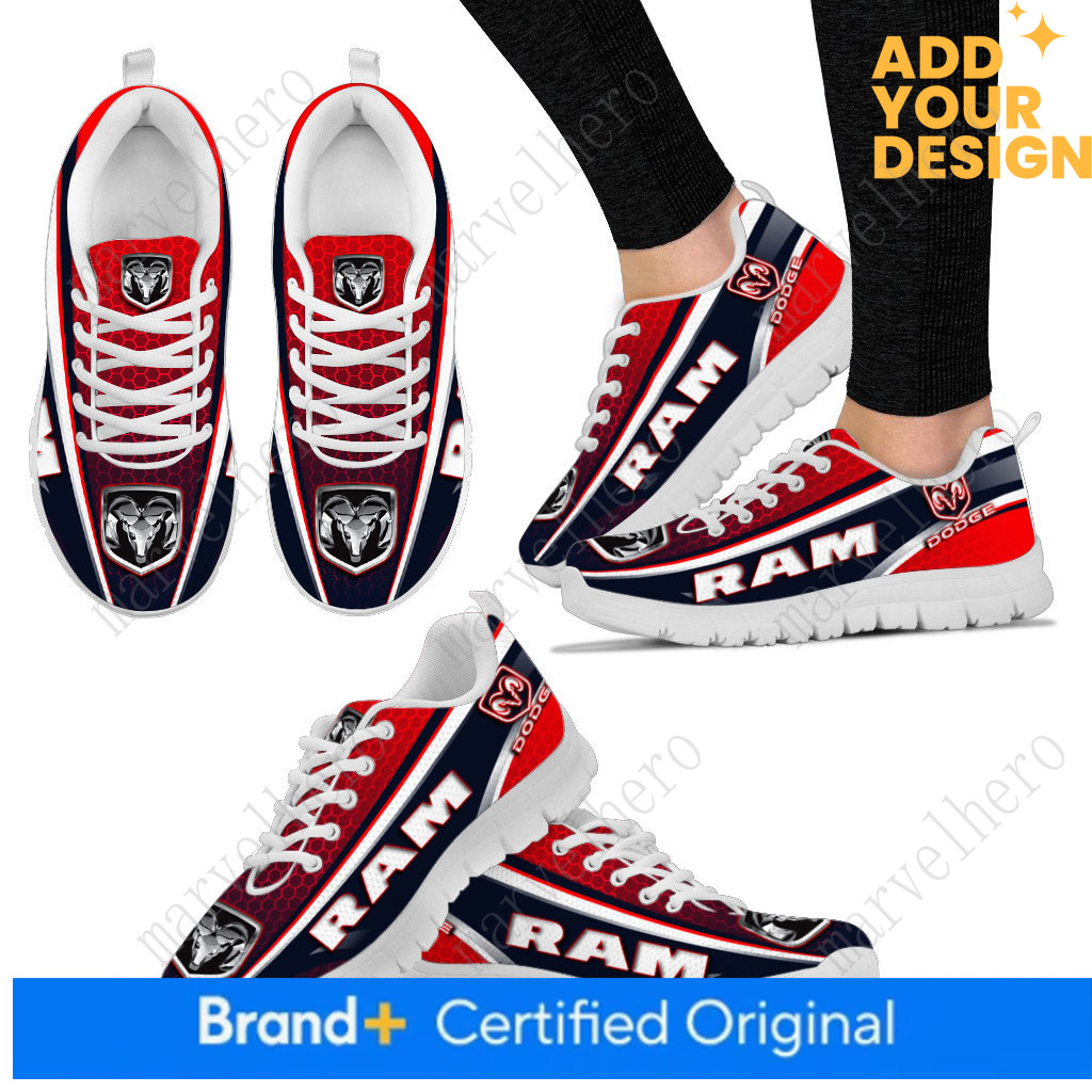 Dodge Ram Sports Shoes Mens Womens Sneakers Cartoon Anime Casual Custom High Quality Couple Shoes Unisex Casual Sports Shoes