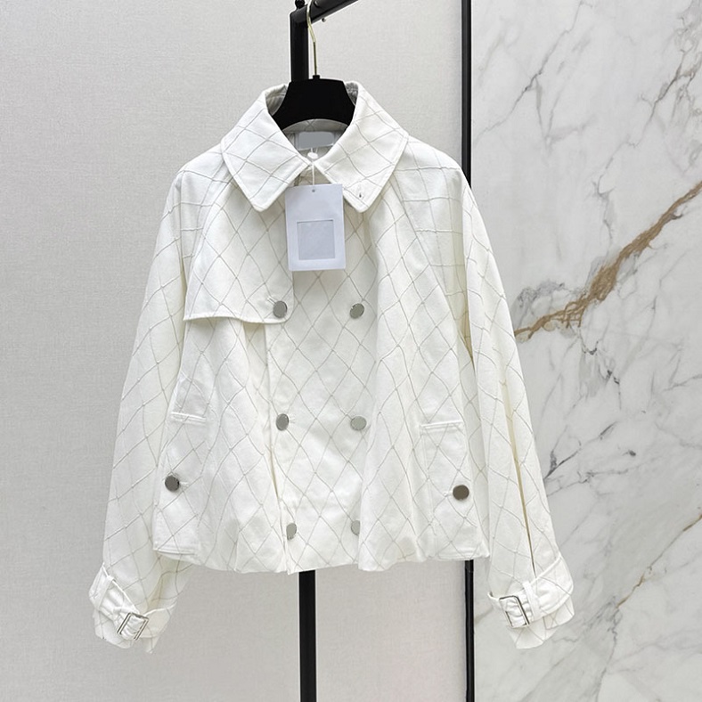 Designer Denim Jackets For Women Luxury Oversize Buttons Diamond Embroidered jacket Autumn Street Style High End Coat