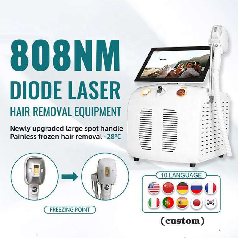 Ace Portable Soprano Titanium Laser Hair Removal Machine 808Nm Laser Beauty Machine Good Effect Skin Firming For Skin Whitening Device