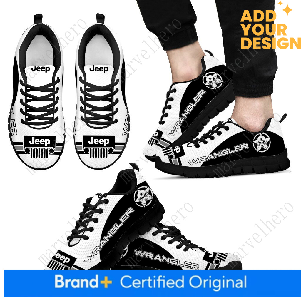 Jeep Wrangler Sports Shoes Mens Womens Sneakers Cartoon Anime Casual Custom High Quality Couple Shoes Unisex Casual Sports Shoes