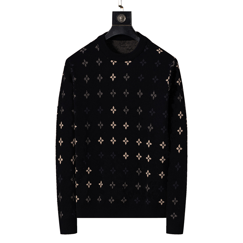 Mens Sweaters Fashion Men's Casual Round Long Sleeve Sweater Men Women Letter Printing Sweaters