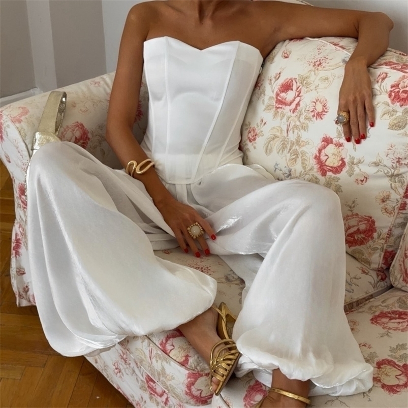 Casual Loose Satin Lantern Pants High Waist Elastic Crepe Loose Bloomers Long Elegant High Waist Trousers Spring Summer a260730
