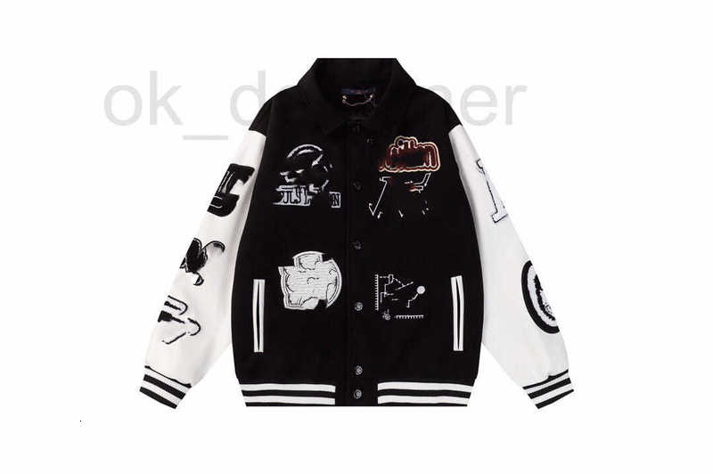 Men's Jackets Designer High Version L Letter Towel Embroidery Ten Thousand Needles Embroidery Baseball Jacket Unisex 66TW