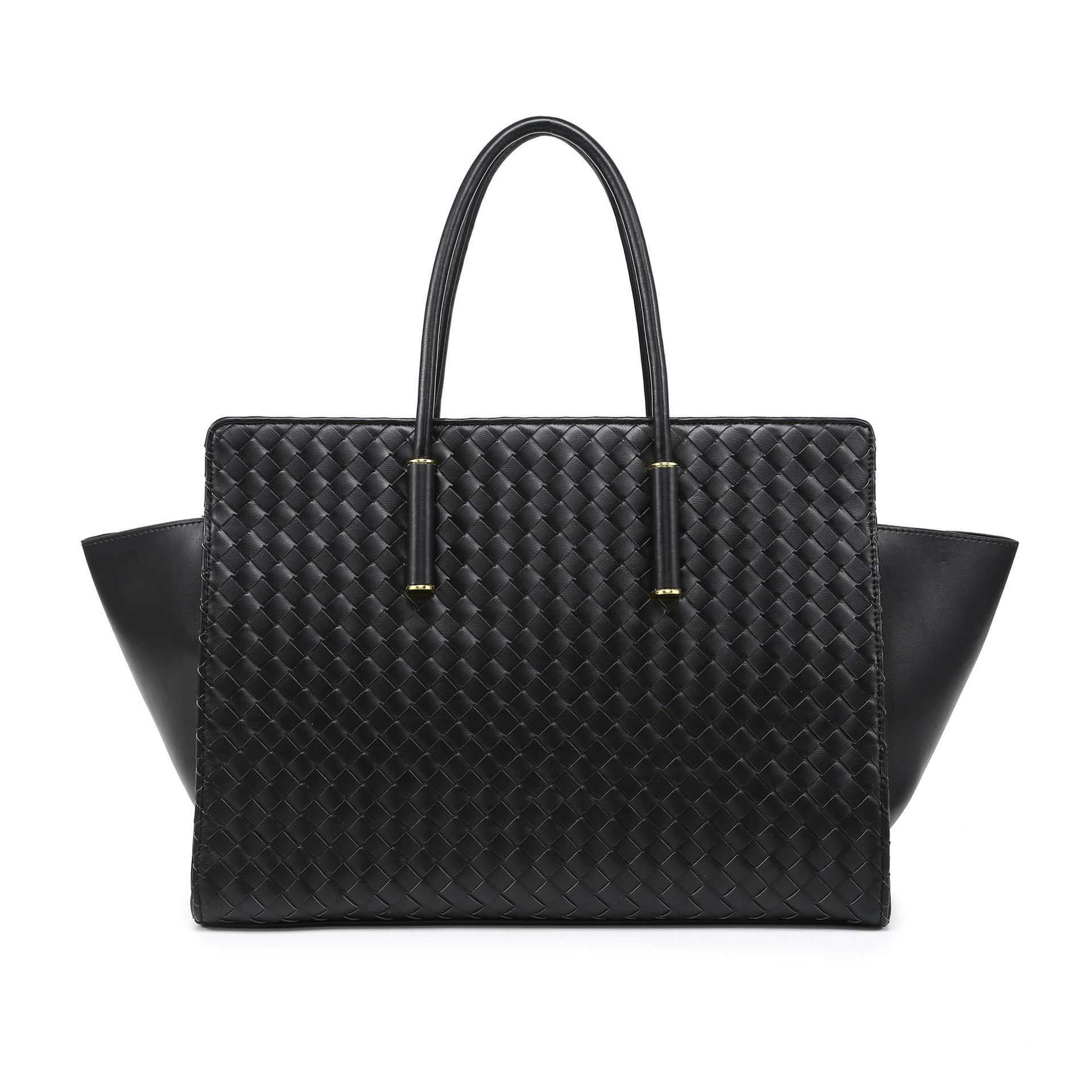 Luxury Designer Woven Leather Tote Bag Women Fashion Large Capacity Shoulder Handbags High Quality Commuting Briefcase women designer purses