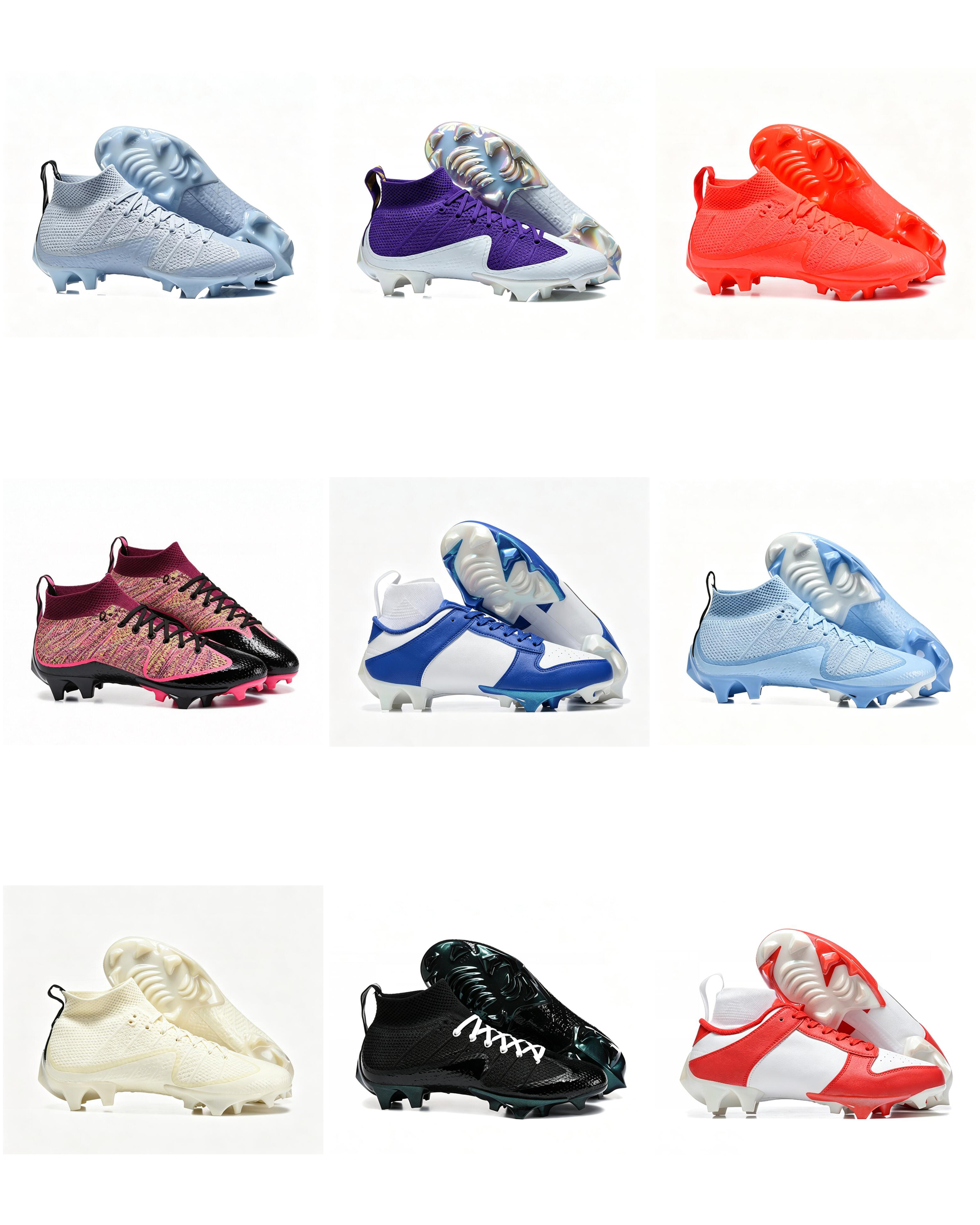Men's Professional High quality Rugby Boots Comfortable High-top Rugby Boots with Laces for Men