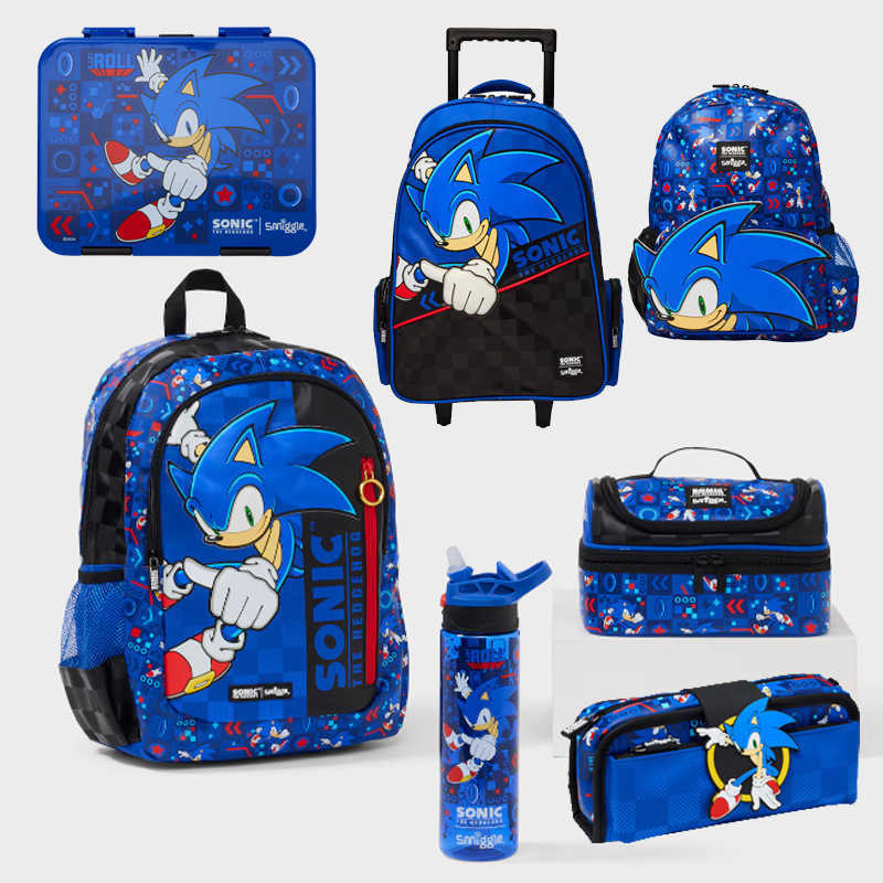 Children's Backpack Sonic Large Cartoon Backpack Large Capacity Backpack for Boys and Girls L26720