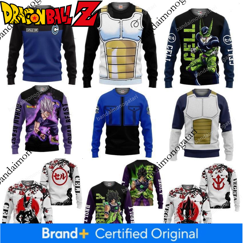 Direct from the manufacturer: New autumn product - Dragon Ball anime crew neck long-sleeve sweatshirt for men with 3D digital print cartoon design 7