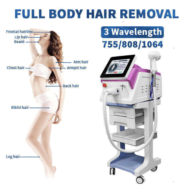 Ace Portable 808Nm Diode Laser Hair Removal Machine Hair Removal Permanet Machine For Spa