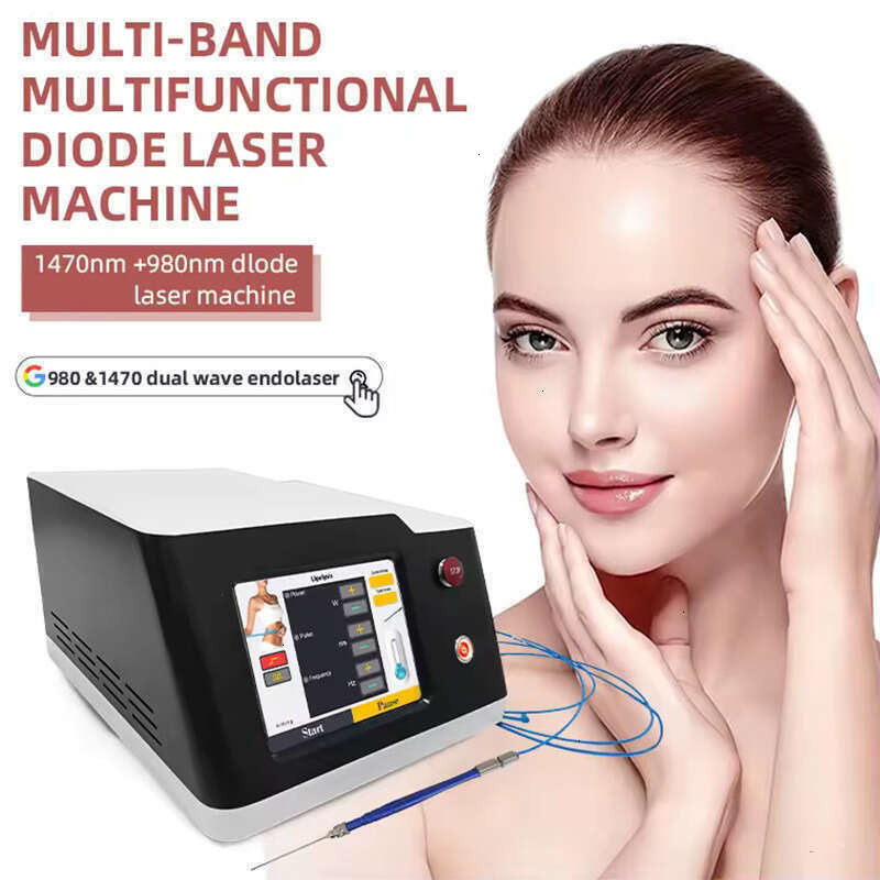 Ace High Quality 1470Nm 980Nm Laser Plastic Liposuction 2 In 1 Diode Laser Multi-Functions For Fat Reduce Anti-Cellulite Loss Weight Beauty Machin
