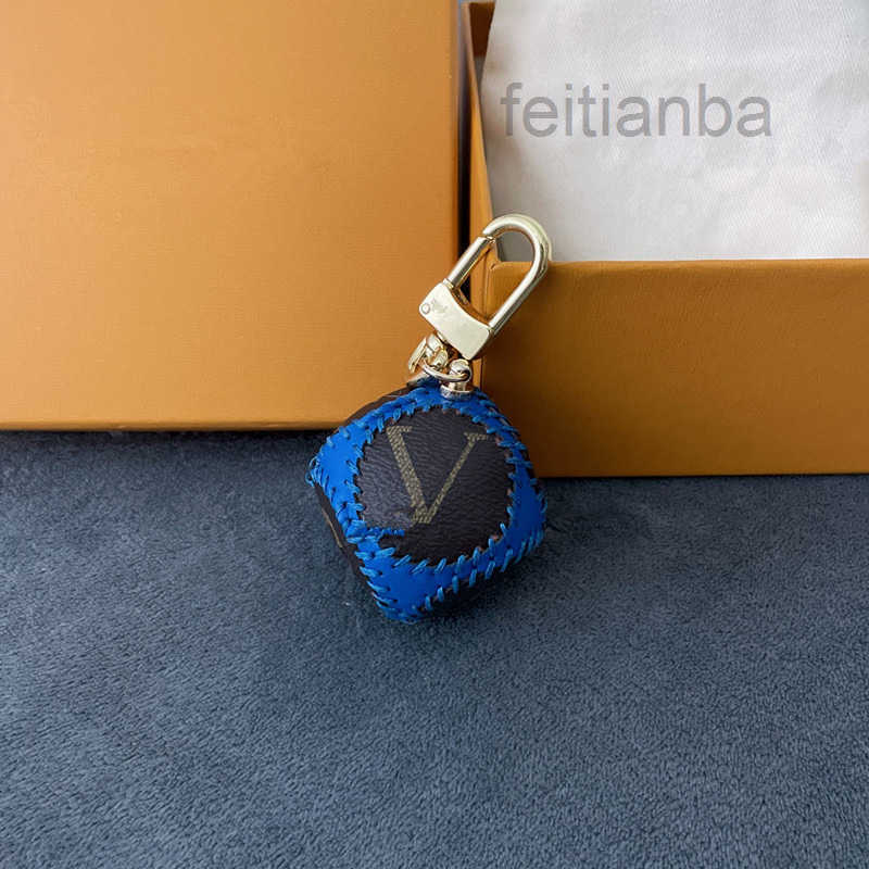 Keychains Designer Designer dice Keychains Charm Designer dice Key Women Purse Wallet Charm Car Keychain With Box size 555CM