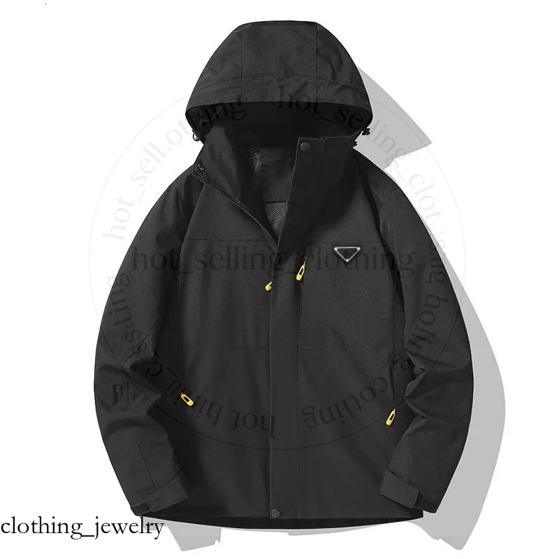 GG P R A Designer Brand Men's Hooded Jackets 2025 Spring Autumn Fashion Casual Coat Womens Hoodie Outwear Overcoat Unisex Couple Solid Color Ou