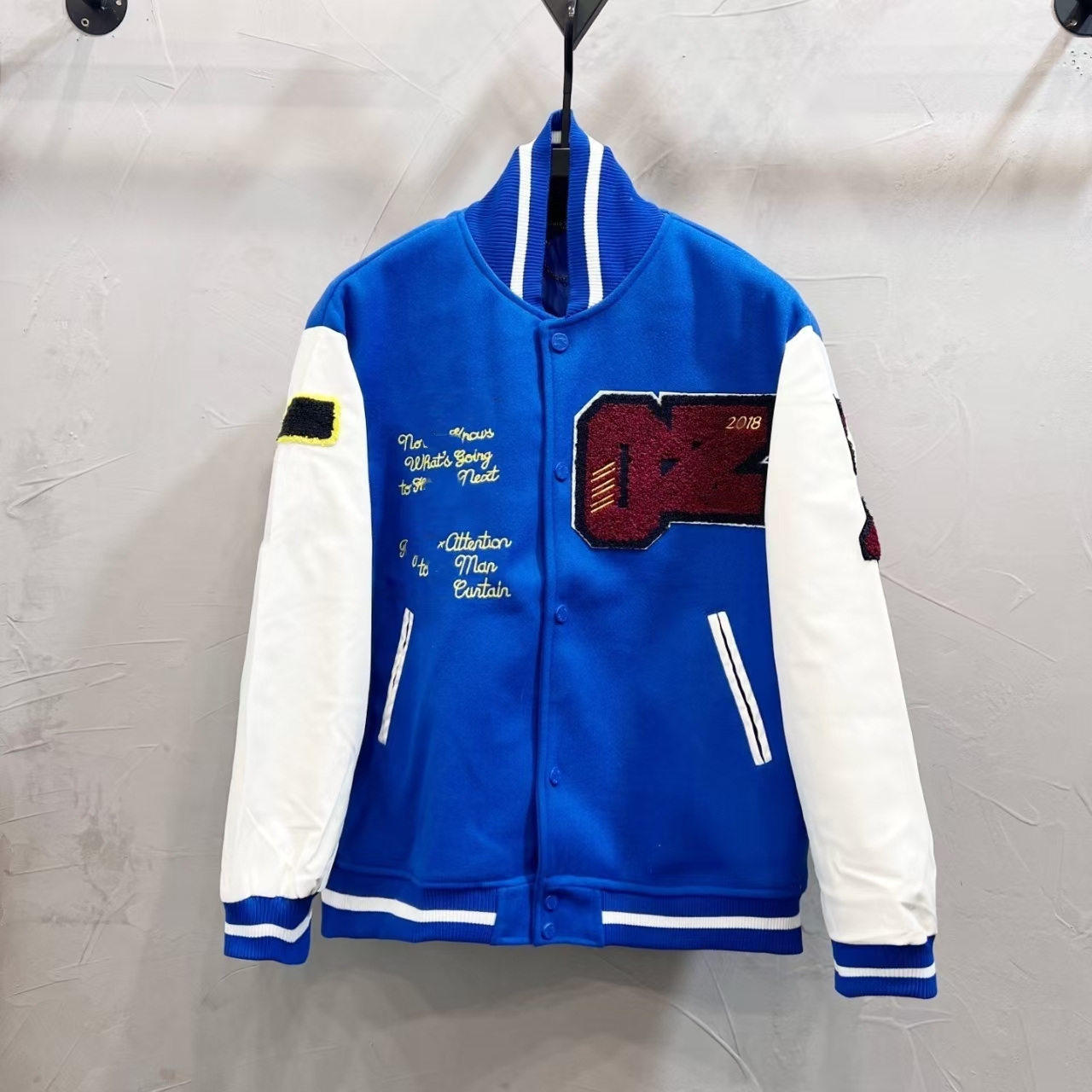 Mens women Jackets Long Sleeve Green Baseball Jacket Fashion Brand Jacket designer campus winter high quality jackets baseball jacket trend brand le