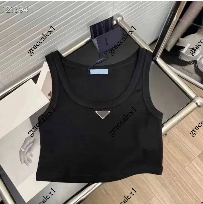 Womens Tops Tshirt High Quality Sexy Tank Top SummerJersey Camis Knits Tees Designer Embroidery Knitted Sleeveless Backless Vest clothes Dress