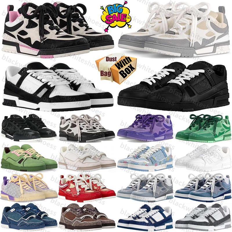 With Box Designer vittonnshoes Trainer Sneaker skate Sport Shoes for mens womens chaussure chaussures schuhe scarpe trainers schoenen d h gate baske