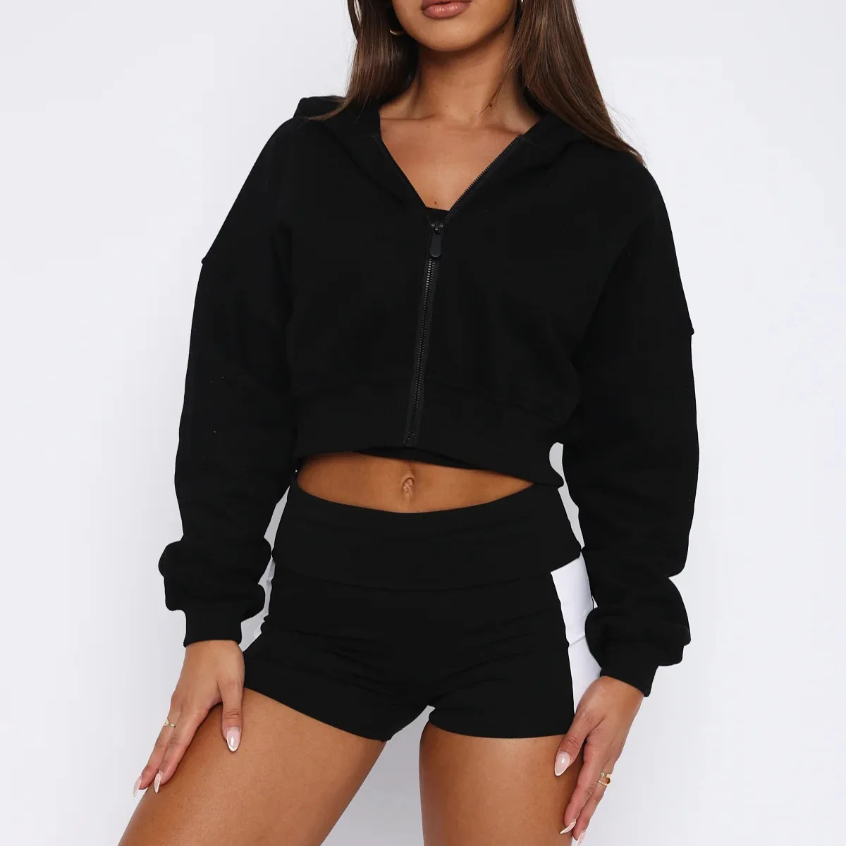 Fall Winter Arrival Womens Long-Sleeve Hoodie Zip-Up Cardigan Hooded Casual Jacket for Women Y2k Clothing Tops 260801