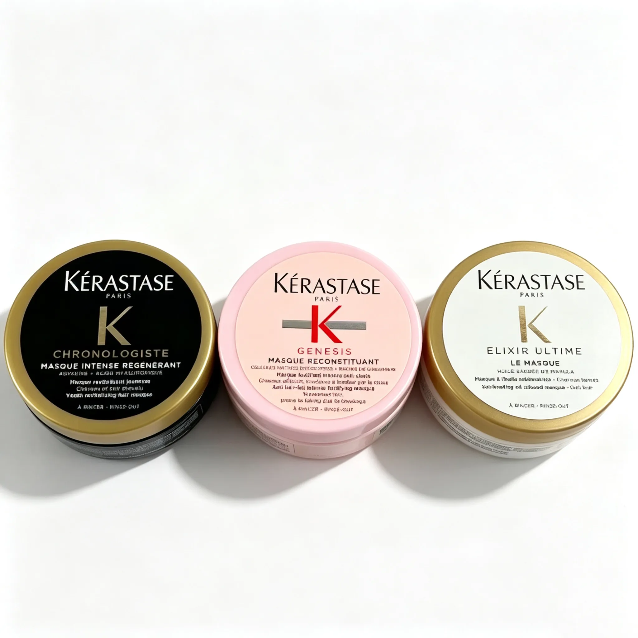 KERASTASE Round Hair Mask 75ml CHRONOLOGISTE GENESIS ELIXIR ULTIME Nourishes Hair Replenishes Collagen Hair Care