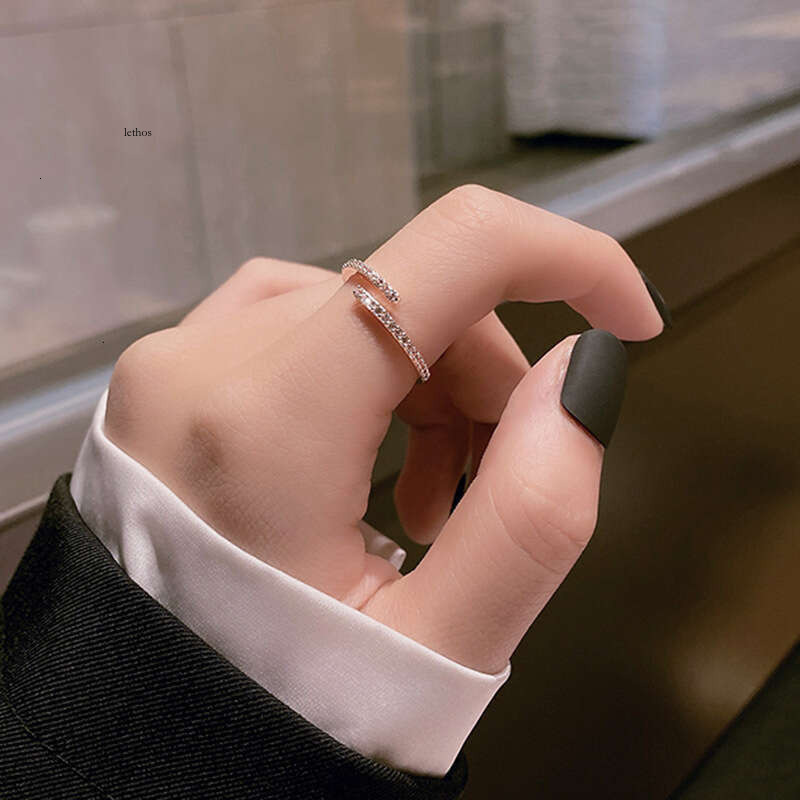 for Women Retro Personality Ins New Fashion Little Finger Tail Korean Style Simple Minimalist Cool Trendy Internet Celebrity Ring