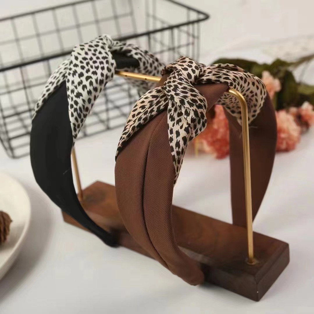 Buy 1 Get 1 Free Spring and summer new contrasting color knotted elegant plaid headband, ethnic style, versatile, simple, retro headband for women,