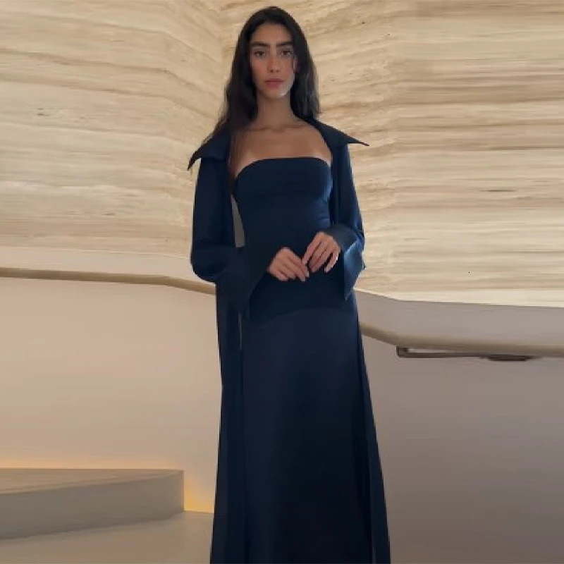 Retro Elegant Gown Modest Satin Sexy Trendy Women Maxi Dress Holiday Party Stylish Chic Minimalist Ladies Evening Outfit 260805
