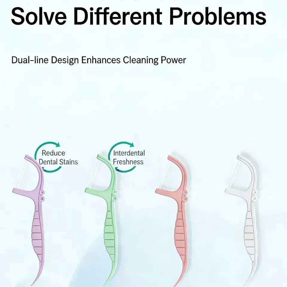 Mint Floss Picks Dual Wire Disposable Portable Dental Floss Sticks Boxed Home Use Teeth Cleaning Tool Factory Oral Care Tooth Z260805