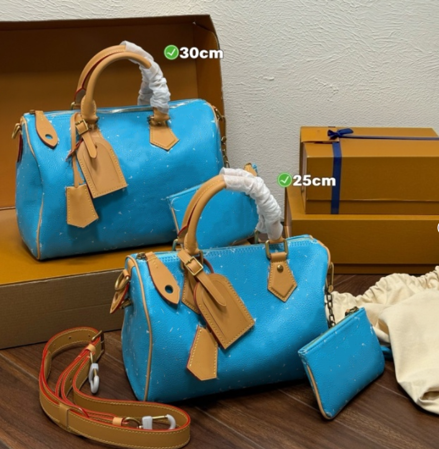 10A Women Travels Boston P9Speedys30CM Shoulder bag Designer Weekend tote crossbody bag Boho Soft 30 handbags Pillow bags M29308 M13344 25cm 20cm Go